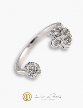 Diamonds White Gold Ring, 18K