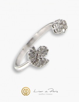 Ring  White Gold 18K , Diamonds