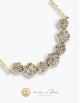 Collier Or Jaune 18K, Diamants