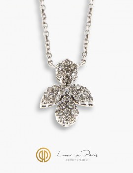 White Gold Necklace 18k, Diamonds