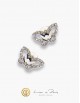 18K White Gold Earrings, Diamonds