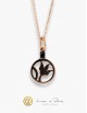 Collier Or Rose 18K, Diamants