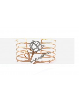 Bracelets Or Blanc & Rose 18K, Diamants